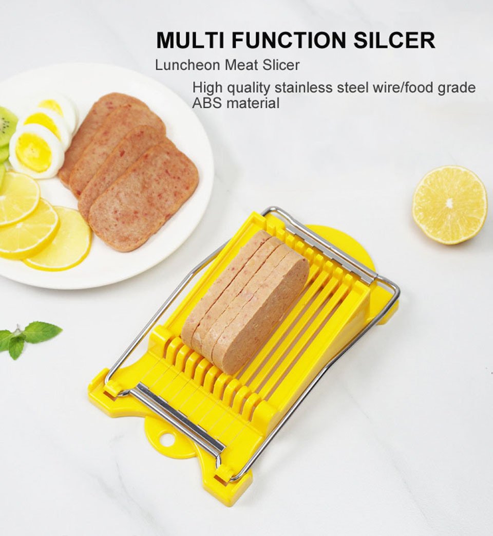 10-Wire Slicer for Cheese, Eggs, Sushi & Soft Foods
