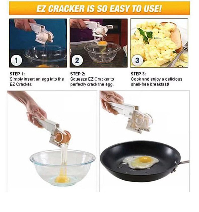 Eggshell Cracker Handheld Plastic Breaker Opener - Image 2