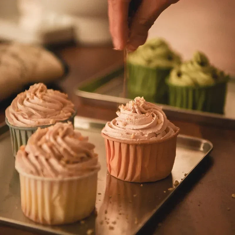50-Pack Large Oilproof Cupcake & Muffin Baking Cups - Image 4