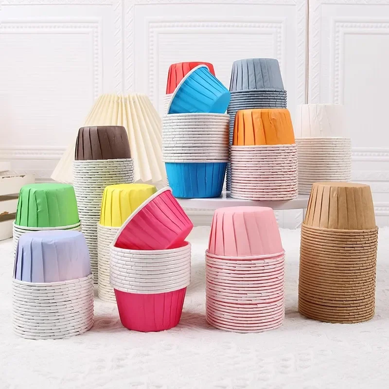 50-Pack Large Oilproof Cupcake & Muffin Baking Cups - Image 2