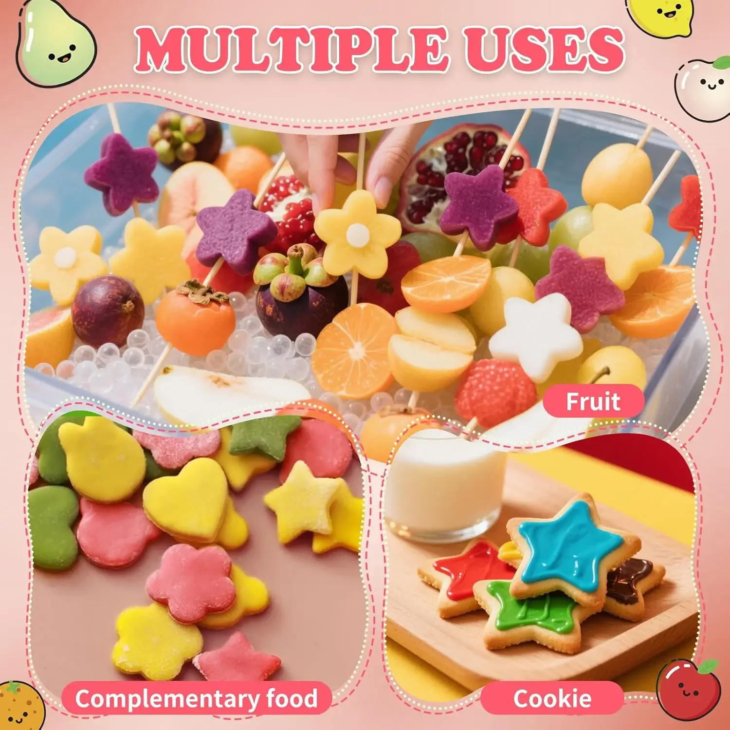 Fun Shape Fruit & Cookie Cutters - Image 4