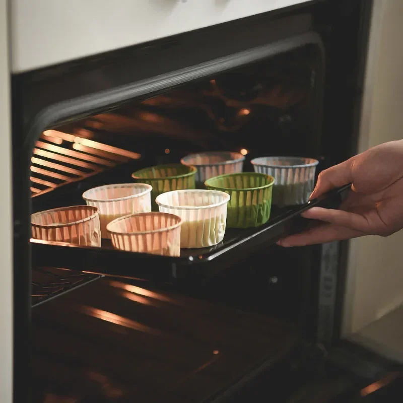 50-Pack Large Oilproof Cupcake & Muffin Baking Cups - Image 3