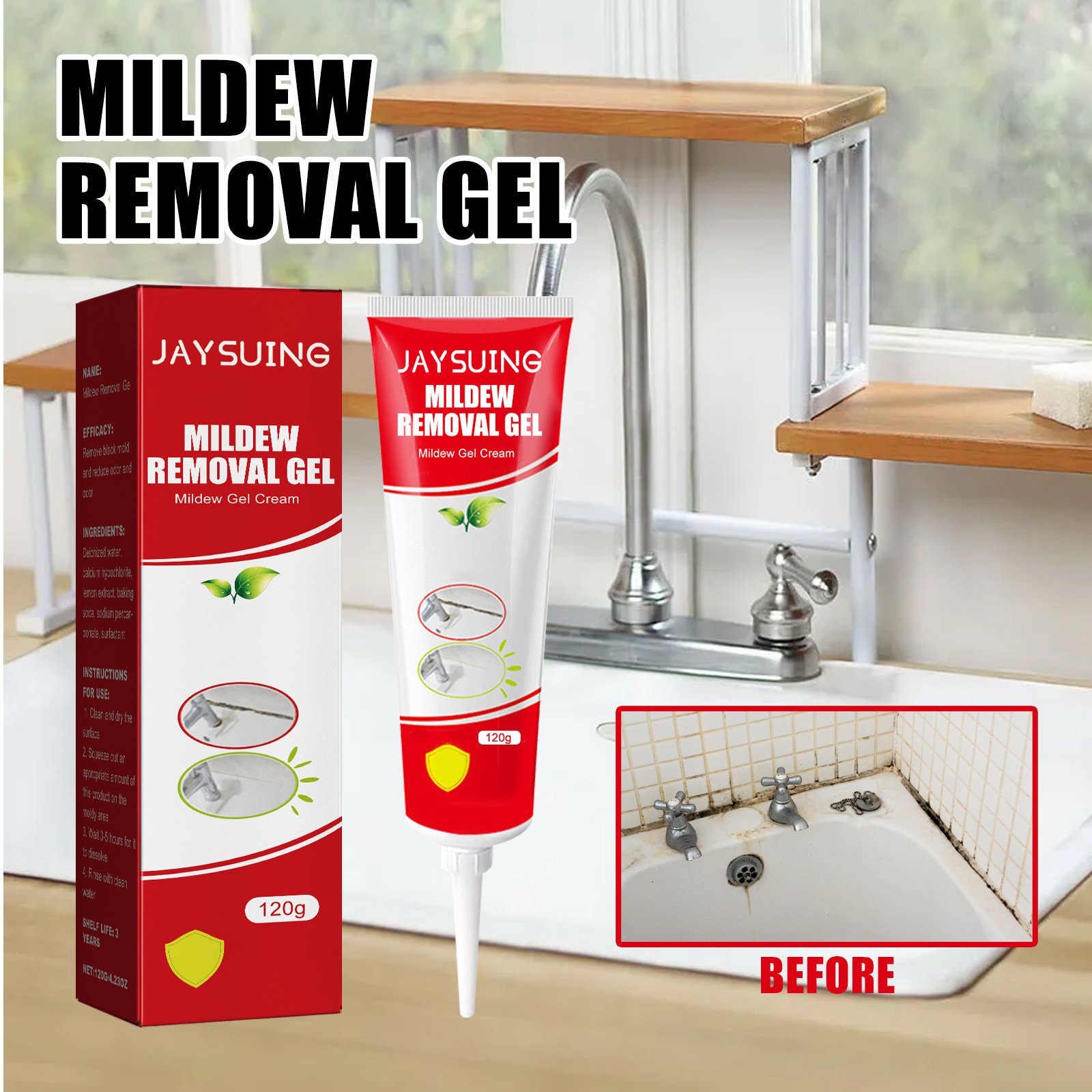 Bathroom Kitchen Ceiling Wall Cleaning Stain Mildew-proof Cleaner - Image 8