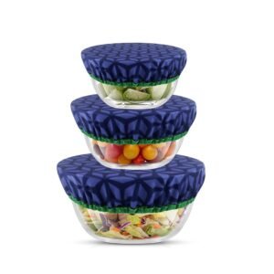 3-Pack Reusable Elastic Bowl Covers